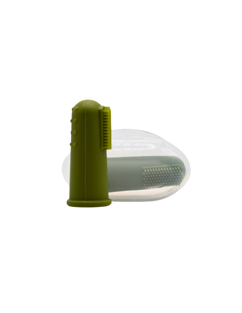 Finger Toothbrush // Army Green