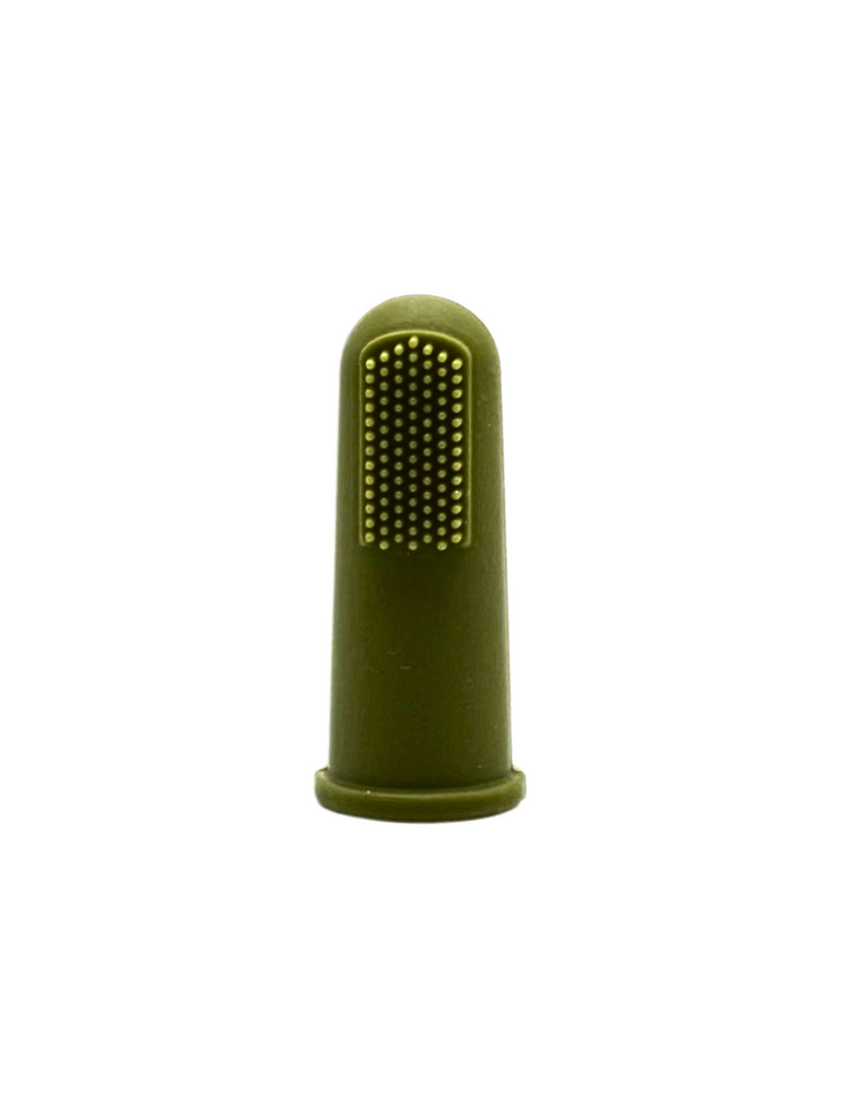 Finger Toothbrush // Army Green