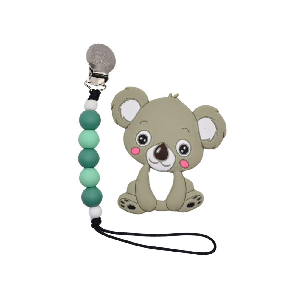 Koala Teether & Pacifier Clip Set