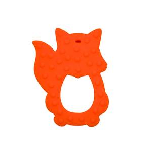 Fox Teether & Pacifier Clip Set