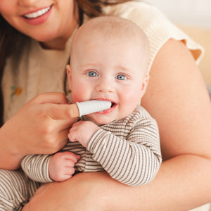 Finger Toothbrush // Light Gray