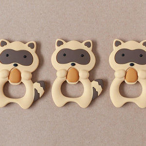 Raccoon Teether // Brown