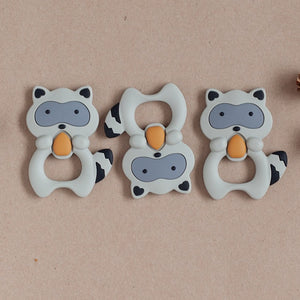 Raccoon Teether // Gray