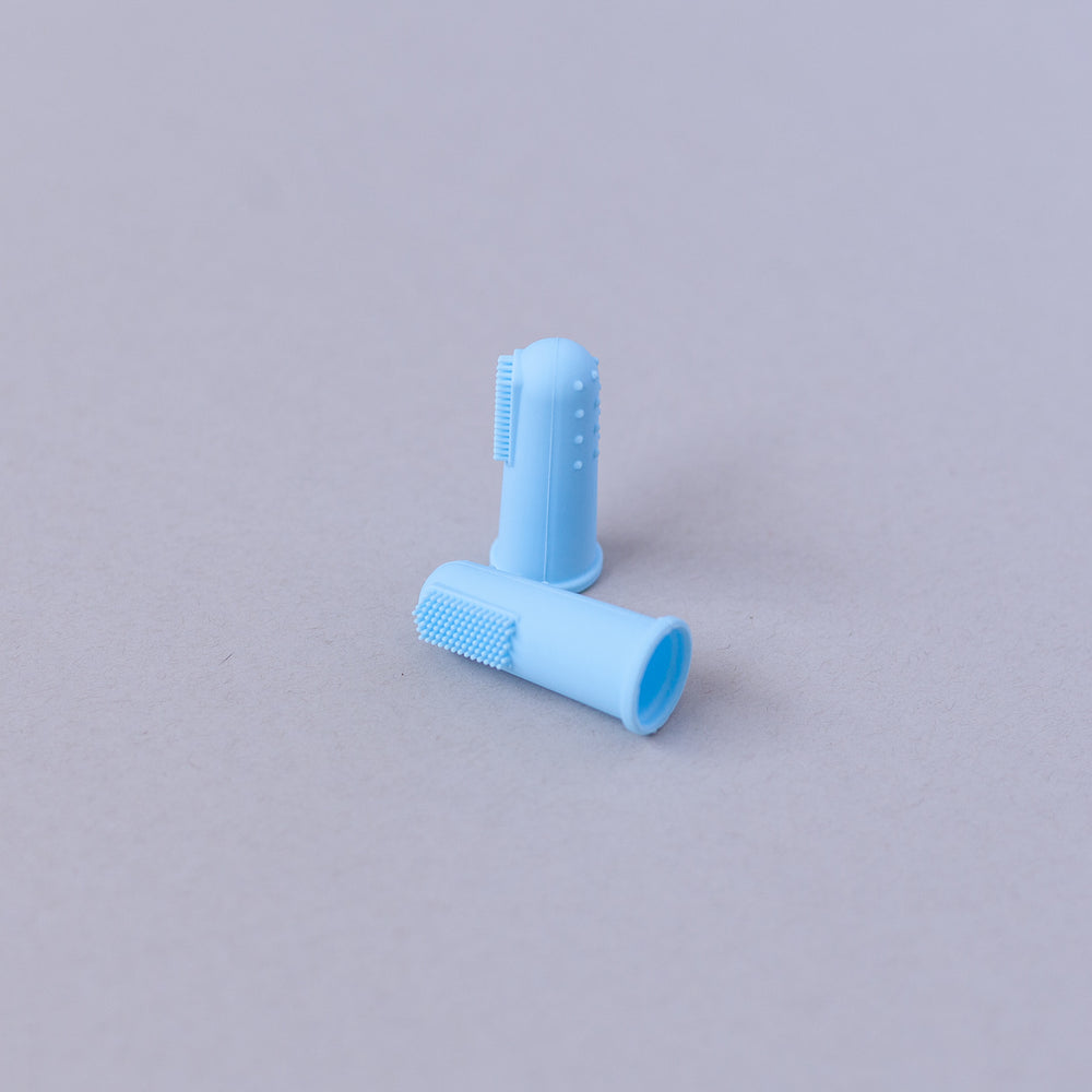 Finger Toothbrush // Baby Blue
