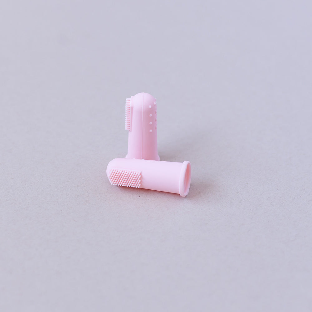 Finger Toothbrush // Baby Pink