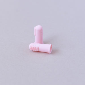 Finger Toothbrush // Baby Pink