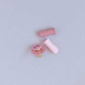 Finger Toothbrush // Baby Pink