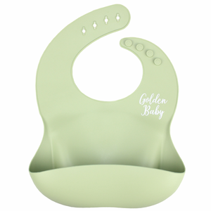 Silicone Pocket Bib // Sage