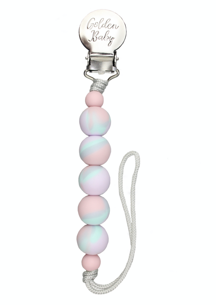 Pacifier Clip // Cotton Candy